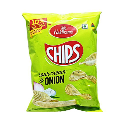 Haldirams Chips Sour Cream And Onion 